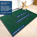 OLANLY Front Door Mat 47x30, Waterproof Heavy-Duty Indoor Outdoor Doormat - Image 2