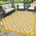 GENIMO Outdoor Rug, Waterproof Plastic Rugs by GENIMO