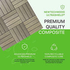 NewTechWood UltraShield Naturale 1 ft. x 1 ft. Composite Deck Tiles - Image 2