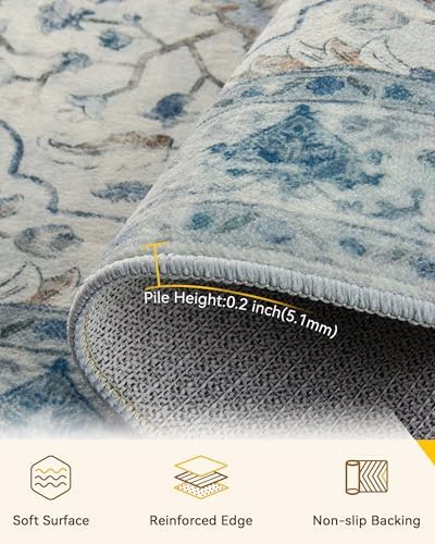 RELEANY Washable Area Rug - Image 3