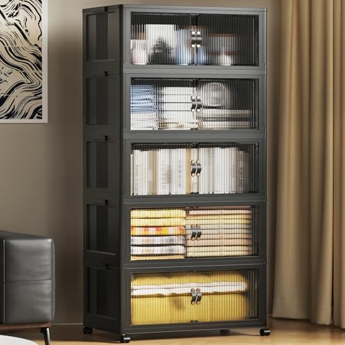 SAILUN 635Qt Large Stackable Storage Bins, Storage Cabinet by SAILUN