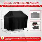 iCOVER Grill Cover, 70 inch BBQ Grill Cover - Image 2
