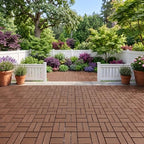 44 PCS 12"x12" Interlocking Deck Tiles - Image 6