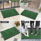 Colorxy Waterproof Front Doormat, Sturdy Natural Rubber Door Mat - Image 6