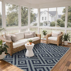 GENIMO Outdoor Rug, Waterproof Plastic Rugs - Image 4