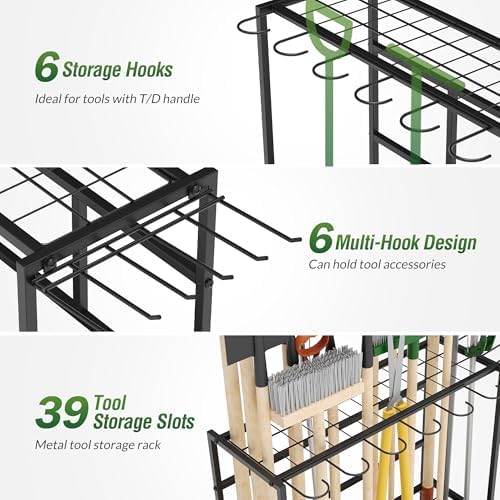 Garden Tool Organizer Rack - Image 3