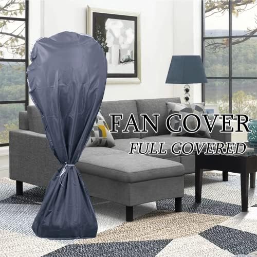 J&C 420D Fan Cover Waterproof Floor Fans Cover Pedestal Fan Covers Dustproof - Image 2