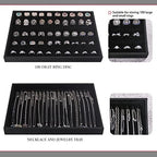 Julysky 4 Pcs/set Stackable Jewelry Organizer Trays - Image 2