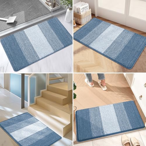 Kitinjoy Indoor Outdoor Door Mat, 59x36 Non-Slip Dirt Trapper Doormats - Image 6