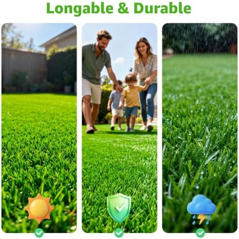 Artificial Turf Grass Outdoor: 6x10FT Fake Grass Mat - Image 4