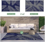 GENIMO Outdoor Rug, Waterproof Plastic Rugs - Image 2