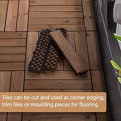 Yaheetech 110PCS Interlocking Deck Tiles Outdoor Patio Floor - Image 6