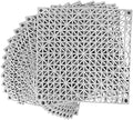 MYFAMIREA Modular Interlocking Cushion 12 Pack 11.8" x 11.8" Rubber Floor Tiles by MYFAMIREA