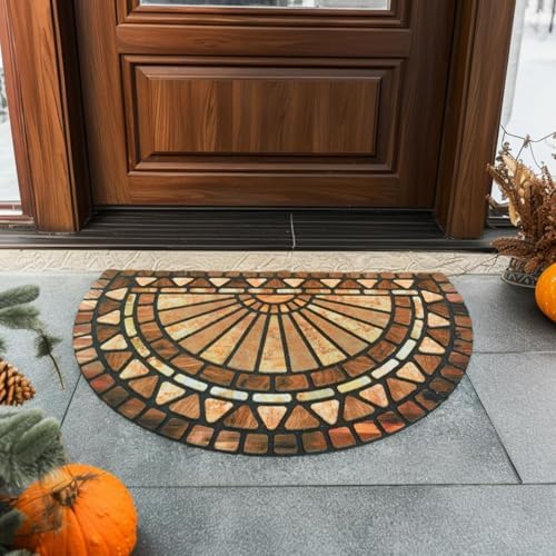 CHICHIC Front Door Mat 24"x36" Outdoors Heavy Duty Rubber Mat - Image 6