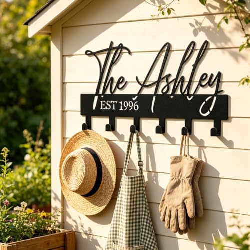 Customized Meaningful Phrase Key Holder Wall Mount, Key Hooks - Image 7