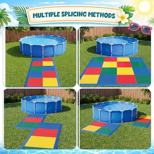 Interlocking Pool Tile 16 Pcs Floor Mat - Image 6