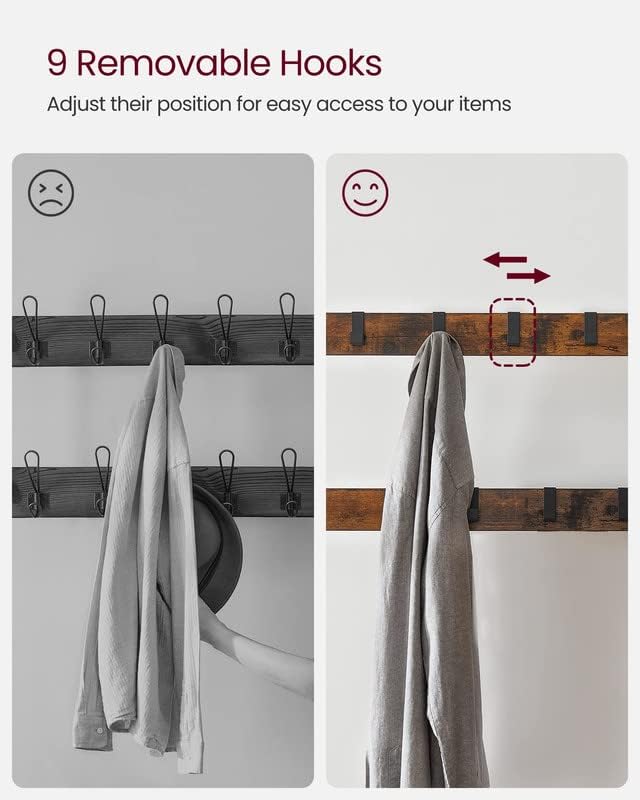 VASAGLE Coat Rack, Hall Tree - Image 6