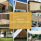GUARD SHIELD Beige Tarp Heavy Duty Waterproof 30x30 Feet Outdoor Poly Tarps - Image 6