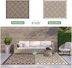 GENIMO Outdoor Rug, Waterproof Plastic Rugs - Image 4