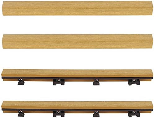 1 in. x 1 ft. Quick Deck Composite Deck Tile Straight Trim - Image 2