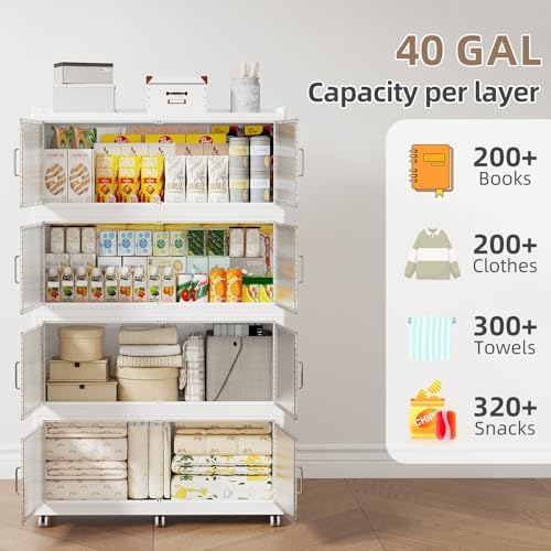 SAILUN 200Gal Extra Large Stackable Storage Bins - Image 2