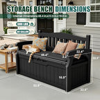 Devoko 80 Gallon Storage Bench - Image 2