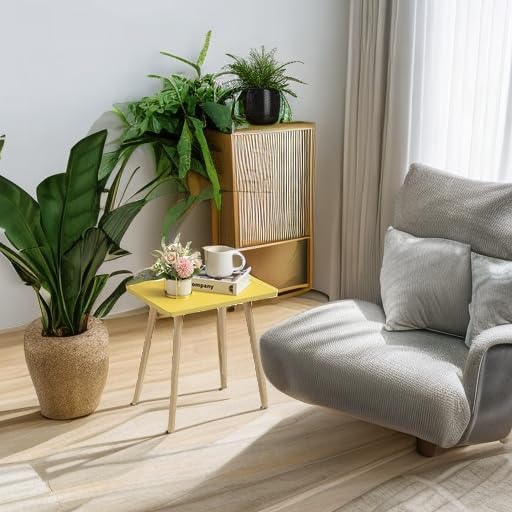 FORAOFUR Side Table, Small End Table Accent Living Room Bedroom Balcony Office - Image 2