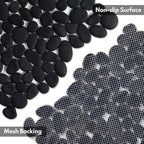 Lovdeco Pebble Tile Shower Floor, Mosaic Pebble Backsplash - Image 5