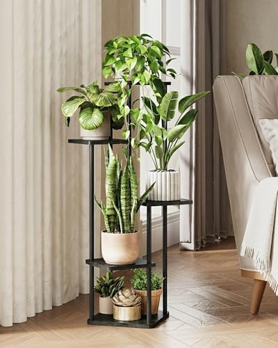 GENTINGBRO Tall Plant Stand Indoor 5 Tier Plant Shelf by Gentingbro