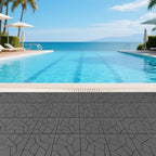 12" x 12" Interlocking Patio Deck Tiles 44 Pack DIY Stone Style Outdoor - Image 7