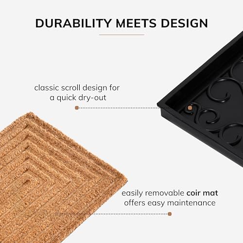 Anji Mountain Heavy Duty Waterproof Rubber Shoe Storage Mat Organizer/Boot - Image 4