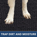 Smiry Dog Door Mat for Muddy Paws 30x20, Absorbent Low-Profile Doormats - Image 4