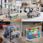 Custom Clear PVC Dust Cover, Personalized Text or Logo - Image 5