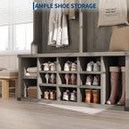 Takywep Extra Large 51" Entryway Hall Tree - Image 4
