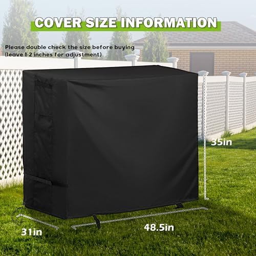 Patio High Top Dining Set Cover, Outdoor Table and Chairs Cover - Image 7