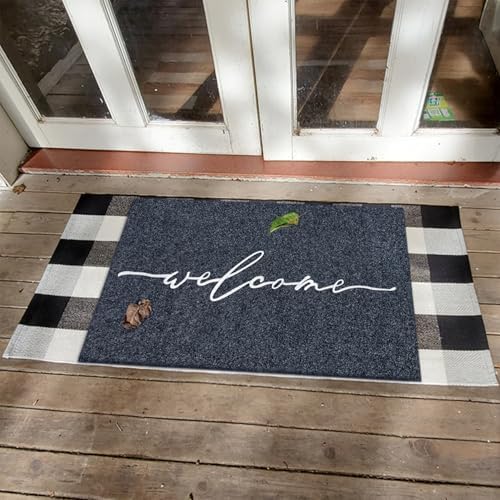 AAZZKANG Welcome Mats for Front Door Large 24"x36" - Image 7
