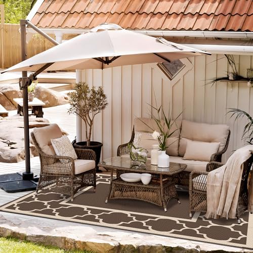 GENIMO Outdoor Rug, Waterproof Plastic Rugs - Image 2
