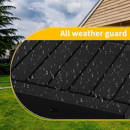 50 Gal Outdoor Storage Box Waterproof Lockable Deck Boxes Black - Image 5