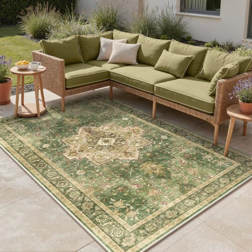 GENIMO Indoor Outdoor Rug, Washable - Image 4