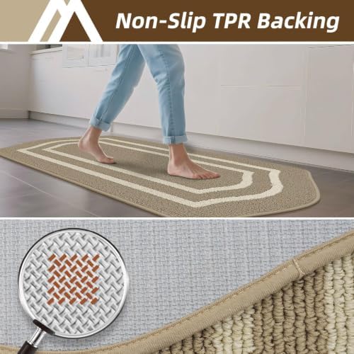 COSY HOMEER Kitchen Rugs and Mats 24"x59" Non Slip Kitchen Mats - Image 4