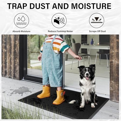 Front Door Mat 3′ x 3′, Heavy Duty Commercial Doormat - Image 3