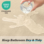 HUXMEYSON Bathroom Rugs Sets 3 Piece, Non-Slip & Quick Dry Bath Mat Set - Image 5
