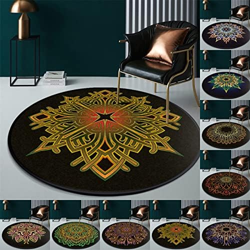 Chair Mat for Hardwood Floor Anti-Slip Floor Protector Round Gaming Computer - Image 4