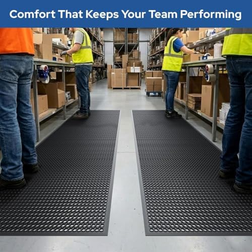 Barnyard Designs Heavy Duty Rubber Drainage Door Mat - Image 7