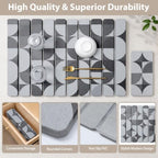 Large Stone Dish Drying Mat for Kitchen Counter, Quick Dry Diatomaceous Earth - Image 5