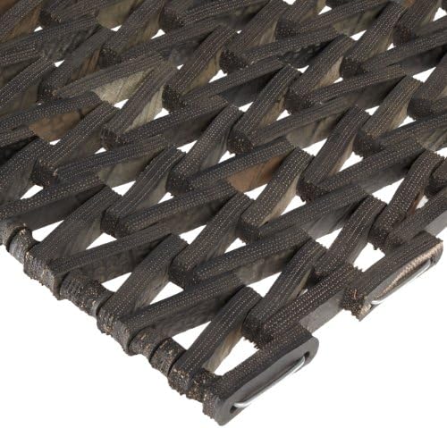 Durable Durite Recycled Tire-Link Outdoor Entrance Mat, Herringbone Weave - Image 2