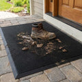 Outdoor Entrance Front Doormat, 32x39 Rubber Heavy Duty Mat by jxgzyy