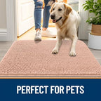 OLANLY Dog Door Mat for Muddy Paws 59x20, Super Absorbent Chenille Mud Mat - Image 6
