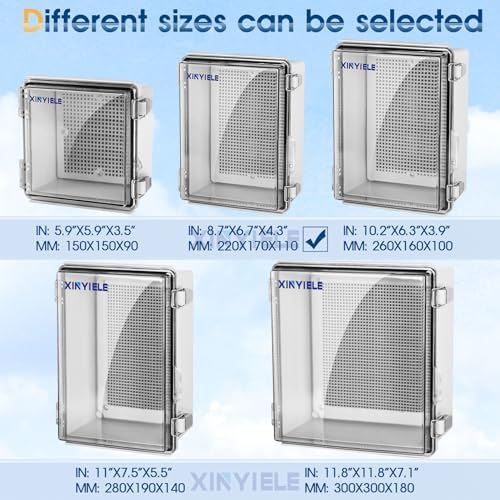 Waterproof Outdoor Project ABS Plastic Junction Box IP67 Weatherproof Dustproof - Image 4