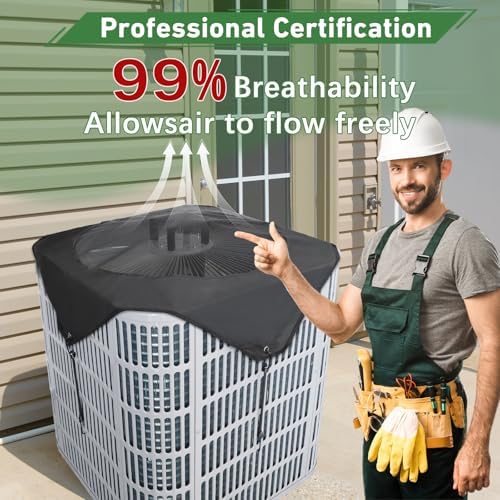 Central Air Conditioner Cover for Outside Winter, 40x40in Universal Air - Image 2